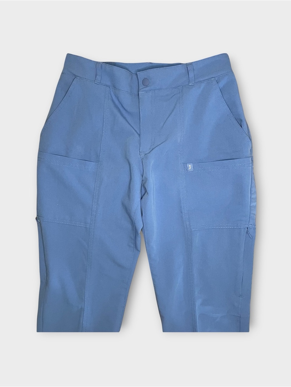 Jaanuu 10 Pocket Blue Scrub Pants - Picture 2 of 6